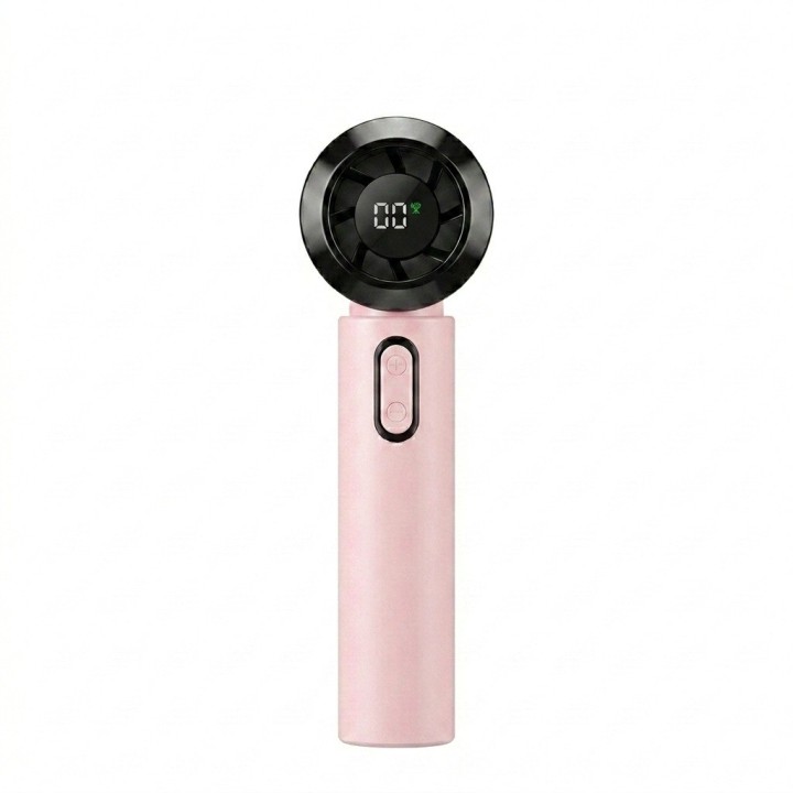 Mini Ventilador Turbo Recargable De Mano Velocidades Premium