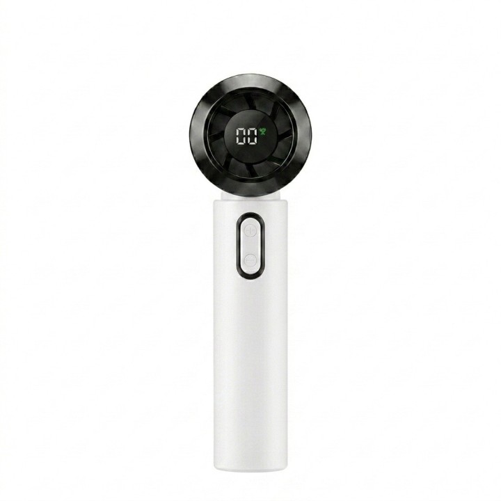 Mini Ventilador Turbo Recargable De Mano Velocidades Premium