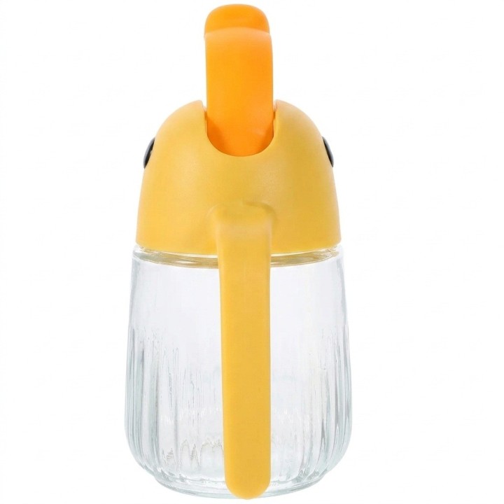 Dispensador Aceite Vidrio Tapa Automática Diseño Pájaro