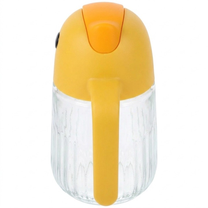 Dispensador Aceite Vidrio Tapa Automática Diseño Pájaro