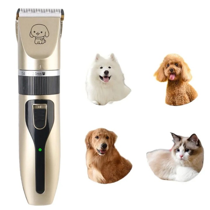 Kit Máquina Cortapelo Perros Gatos Inalámbrica Profesional