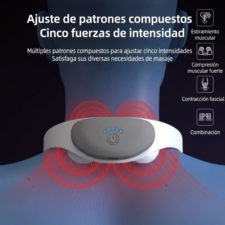 Kit Pistola De Masaje Fascia Y Masajeador Cervical