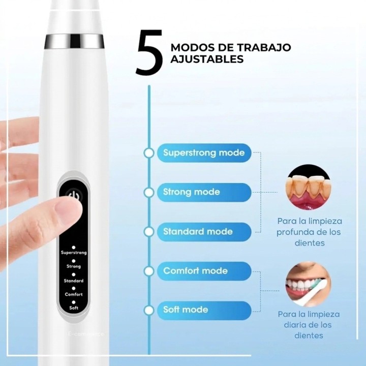 Limpiador Dental Eléctrico Removedor De Sarro Ultrasónico