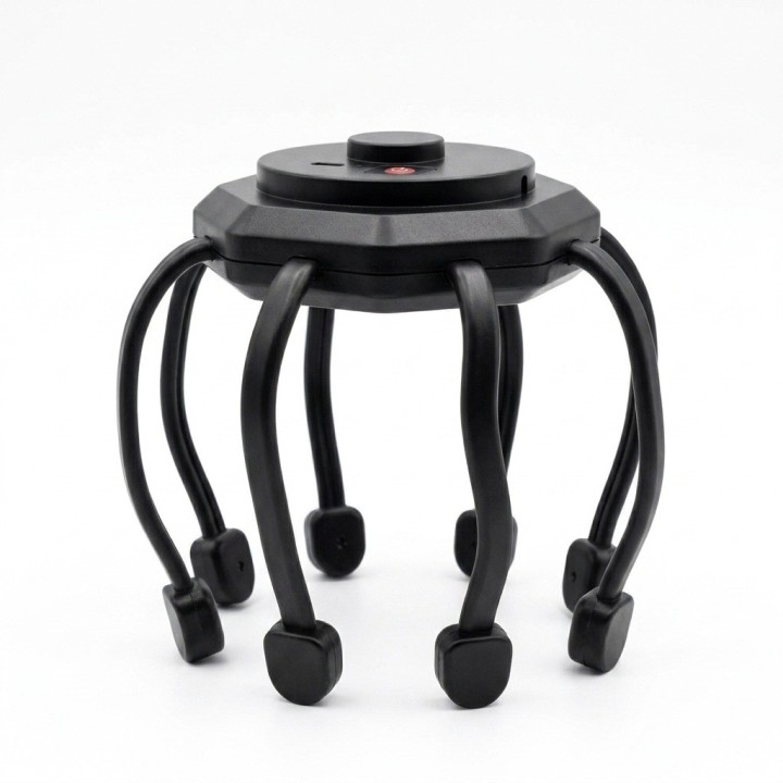 Masajeador Eléctrico Cabeza Tipo Pulpo Relajante Usb