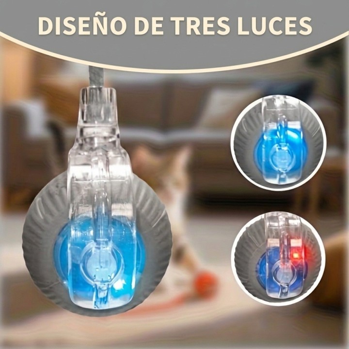 Pelota Inteligente Interactiva Mascotas Recargable