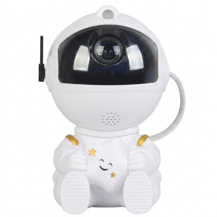Proyector Galaxia Estrellas Astronauta Luz Noche Usb