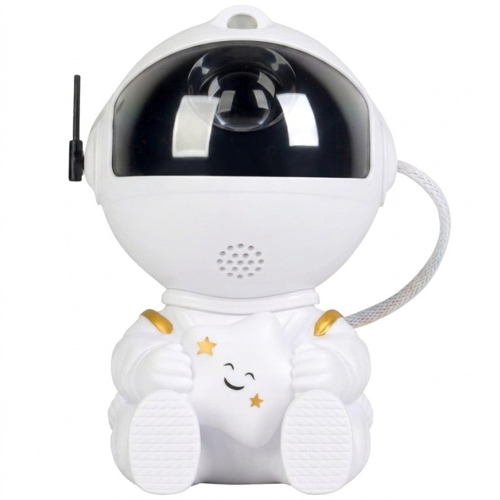 Proyector Galaxia Estrellas Astronauta Luz Noche Usb