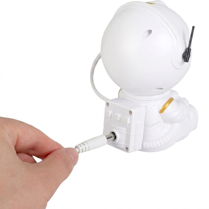 Proyector Galaxia Estrellas Astronauta Luz Noche Usb