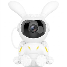 Proyector Galaxia Estrellas Conejo Astronauta Luz Noche Usb