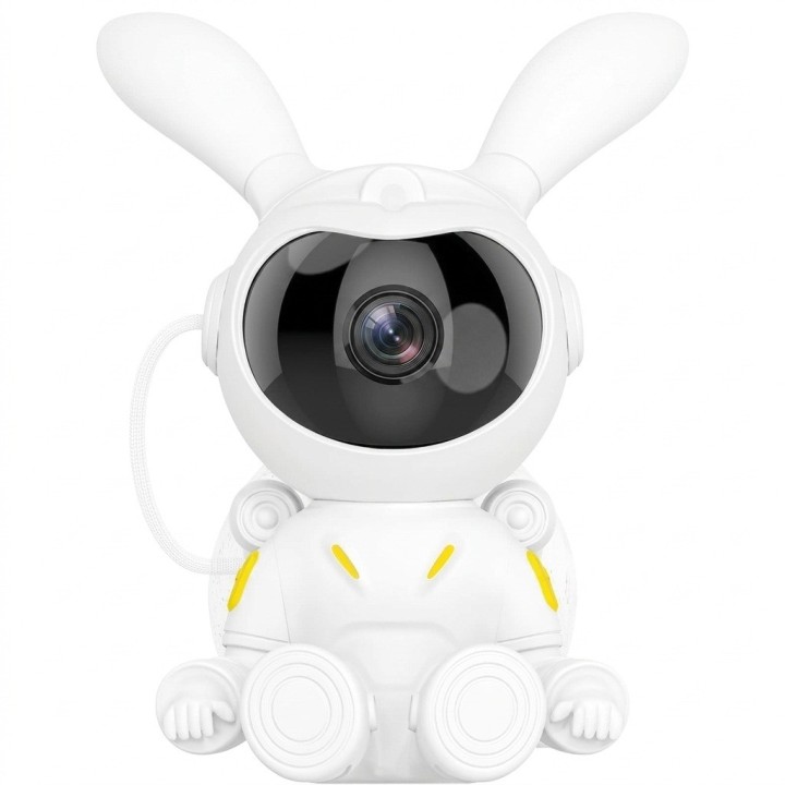 Proyector Galaxia Estrellas Conejo Astronauta Luz Noche Usb