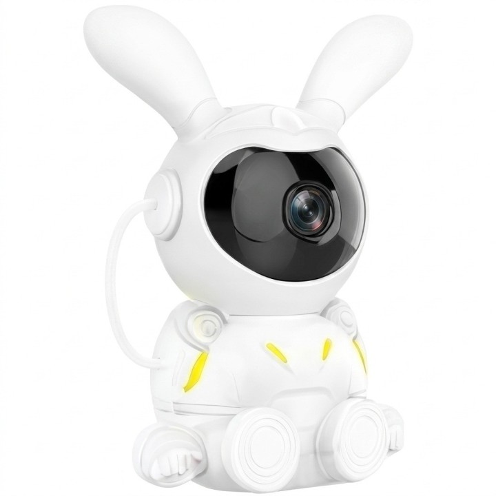 Proyector Galaxia Estrellas Conejo Astronauta Luz Noche Usb