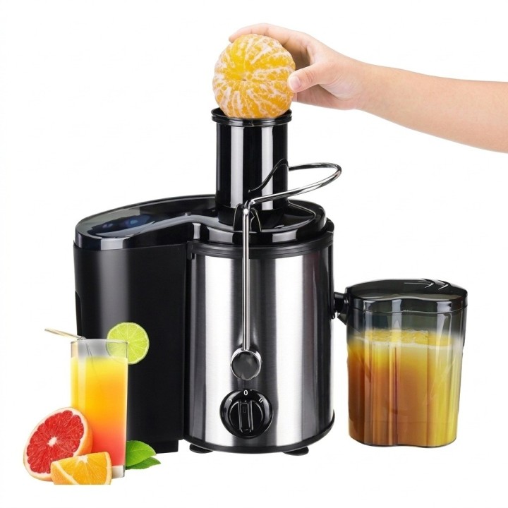 Exprimidor Eléctrico Extractor De Jugos 2 Velocidades Acero