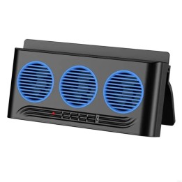Ventilador Extractor Carro Solar Usb Batería 3 Ventiladores