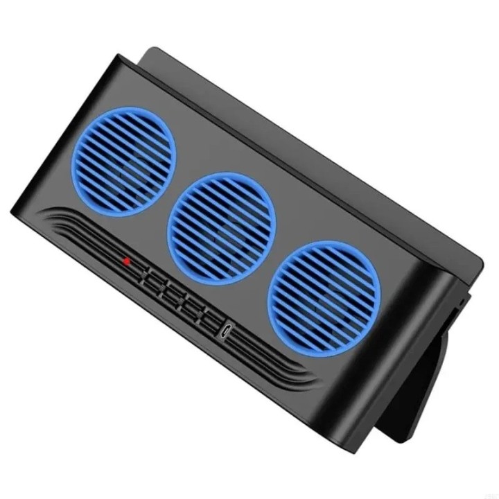 Ventilador Extractor Carro Solar Usb Batería 3 Ventiladores