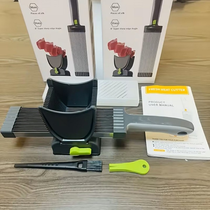 Cortador Rebanador De Carne Manual Multifuncional