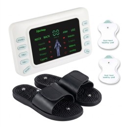 Electroestimulador Masajeador Digital Tens + Sandalias