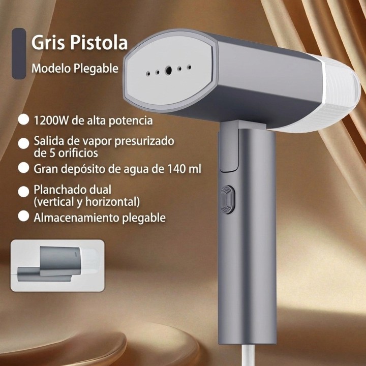 Plancha Vaporizadora Portátil De Ropa 1200 W