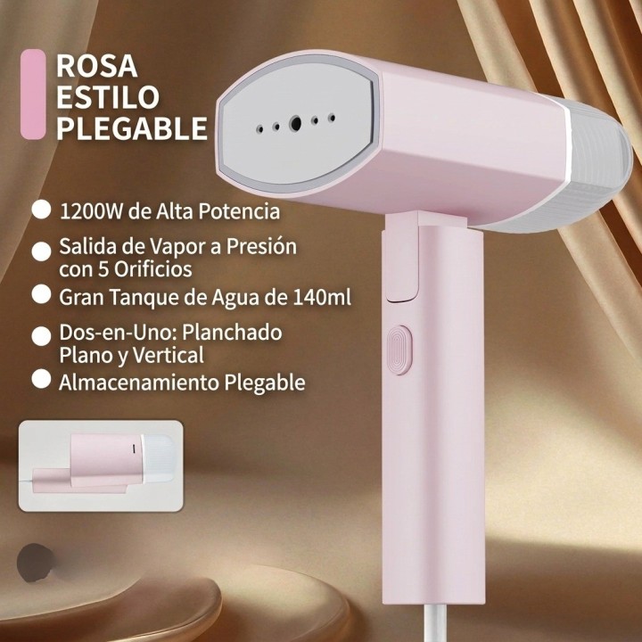Plancha Vaporizadora Portátil De Ropa 1200 W