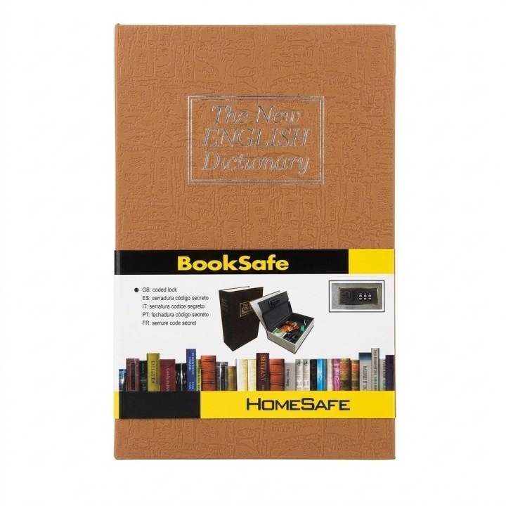 Caja Fuerte Libro Camuflado Diccionario Ingles Con Clave