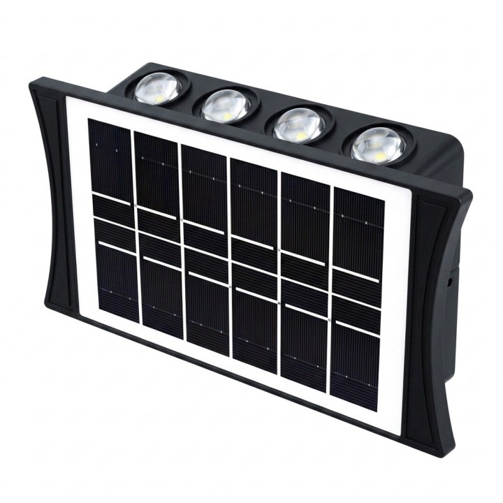 Lámpara Solar De Pared Led Exterior Impermeable Ip65
