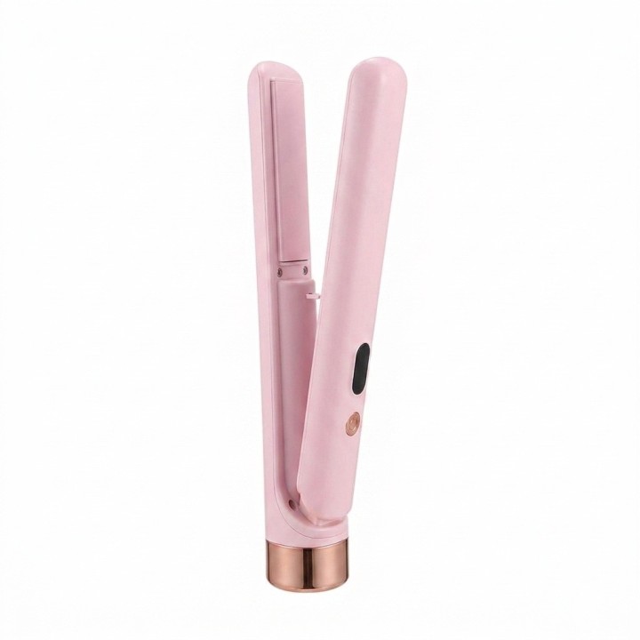 Plancha Alisadora Inalámbrica Recargable Para Cabello