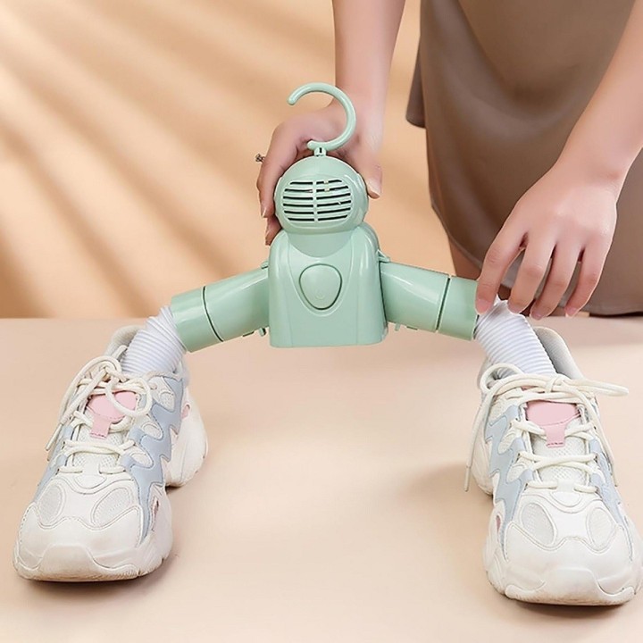 Secadora Eléctrica Portátil Ropa Zapatos Gancho Plegable