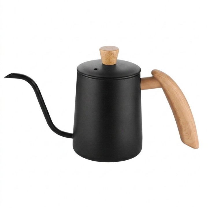 Cafetera Cuello De Cisne Para Café Pour Over Madera