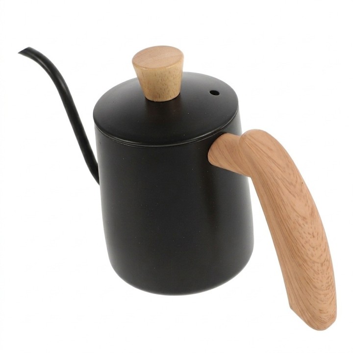 Cafetera Cuello De Cisne Para Café Pour Over Madera