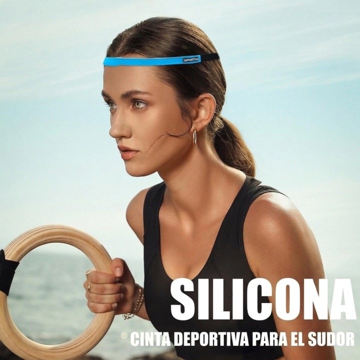 Banda Deportiva Para Sudor Diadema De Silicona Ajustable