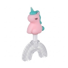 Cepillo Dientes Forma U Para Niños Silicona Unicornio