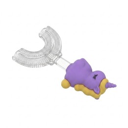 Cepillo Dientes Forma U Para Niños Silicona Unicornio