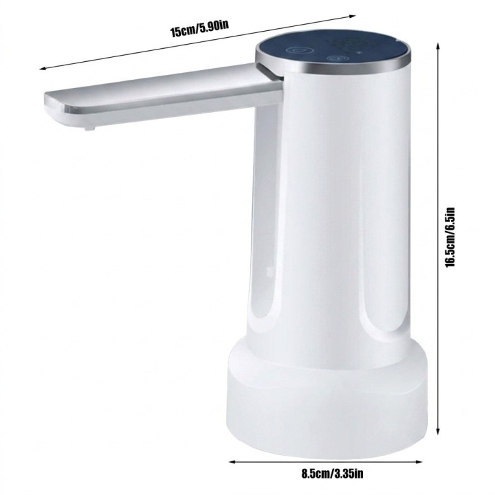 Dispensador De Agua Eléctrico Plegable Con Pantalla Digital