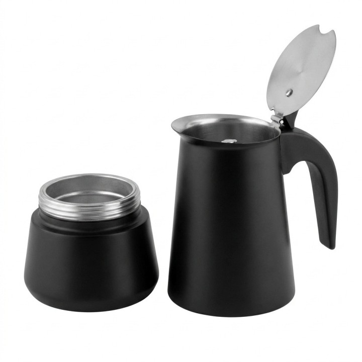 Cafetera Moka Italiana Espresso 9 Tazas - Diseño Mate