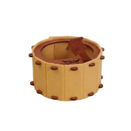 Cama Nido Fieltro Para Gatos Rascador Tipo Bañera 37cm