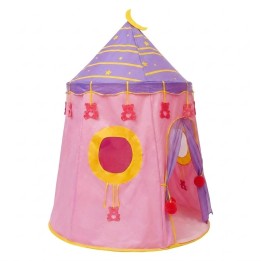 Carpa Castillo Princesa Infantil Plegable Portátil Rosa