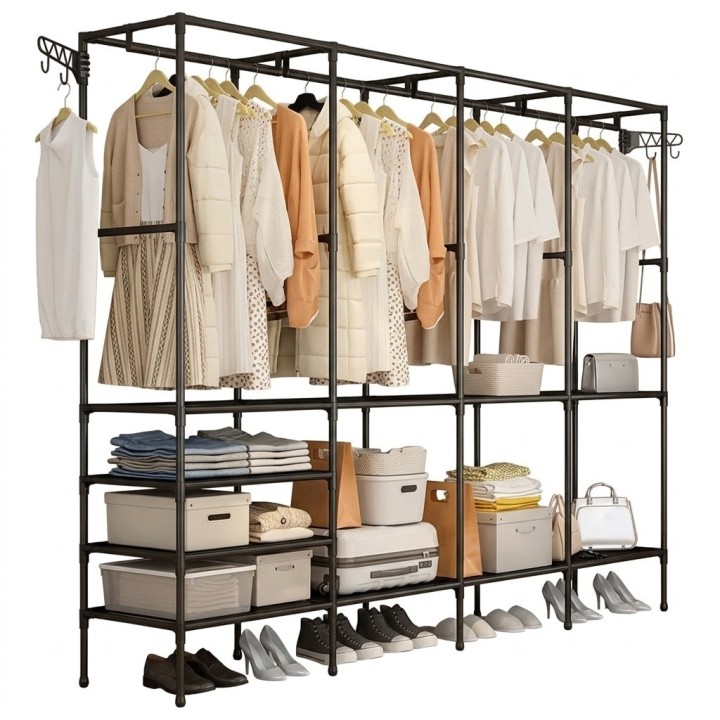 Clóset Armario Organizador Metálico Ropa Y Zapatos