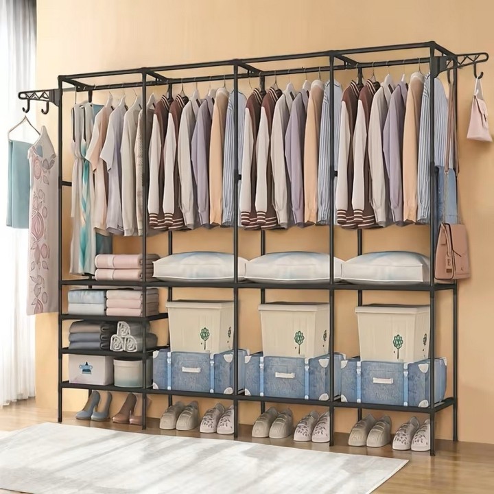 Clóset Armario Organizador Metálico Ropa Y Zapatos