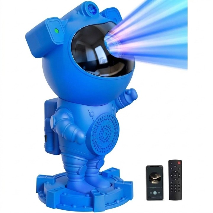 Proyector Galaxia Robot Astronauta Estrellas Led