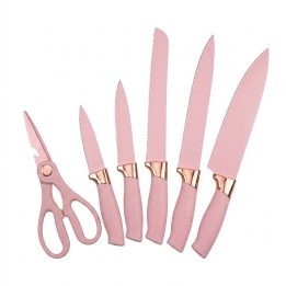 Set Cuchillos Cocina 7 Piezas Base Acrílica Premium