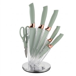 Set Cuchillos Cocina 7 Piezas Base Acrílica Premium