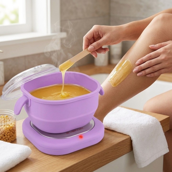Olla Calentador De Cera Depilatoria Silicona 400ml 100w