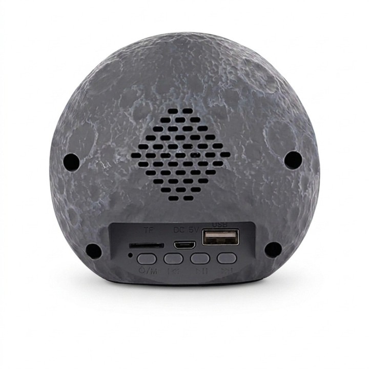 Parlante Bluetooth Lámpara Astronauta Flotante Y-598 Dorada