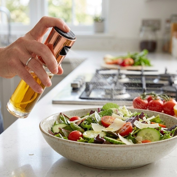 Dispensador Aceite Spray Pulverizador Vidrio 100ml Cocina