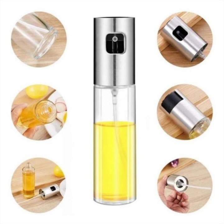 Dispensador Aceite Spray Pulverizador Vidrio 100ml Cocina