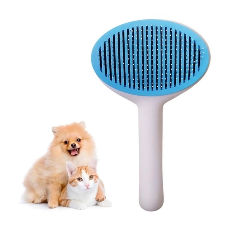 Cepillo Autolimpiable Quita Pelo Para Perros Y Gatos
