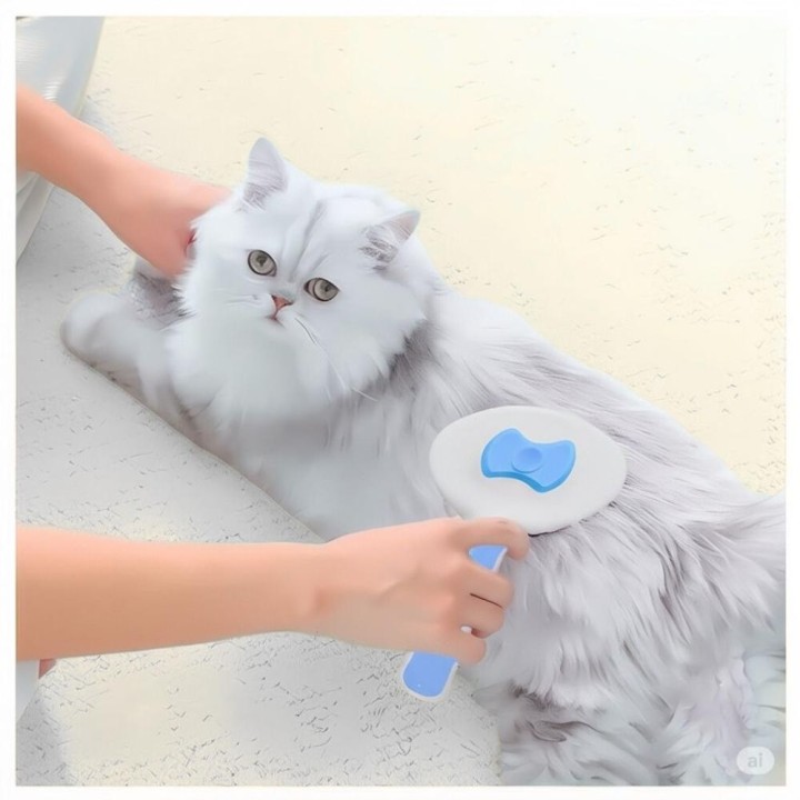 Cepillo Autolimpiable Quita Pelo Para Perros Y Gatos