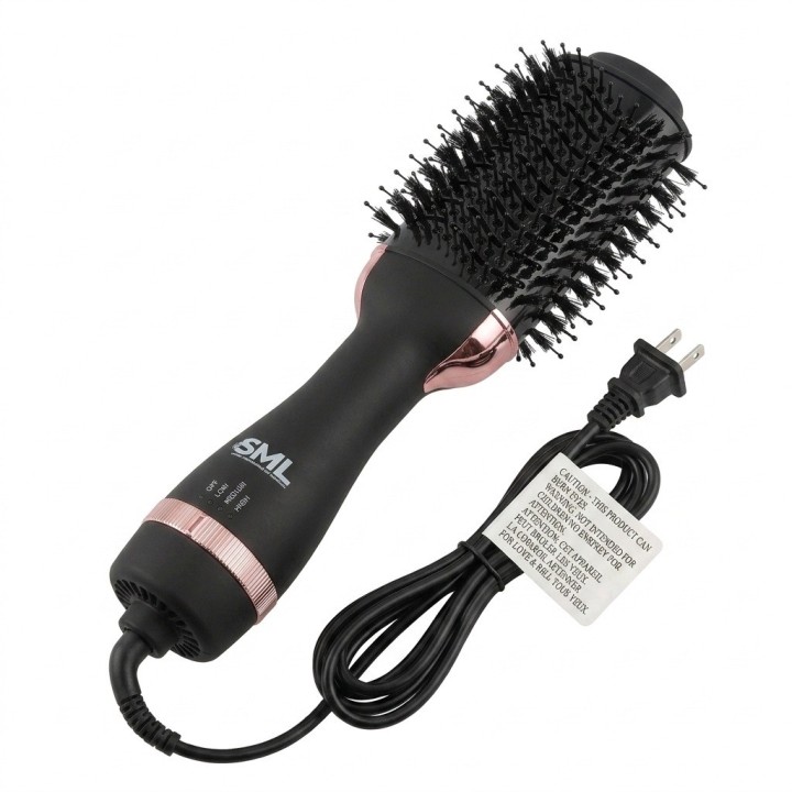 Cepillo Secador Voluminizador P101 3 En 1 Eléctrico 1000w
