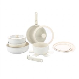 Batería De Cocina Antiadherente Dn-grs-17 17 Piezas Apilable