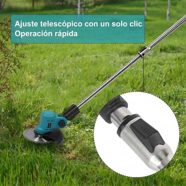 Desbrozadora Inalámbrica Cortadora Césped Eléctrica Ht-901
