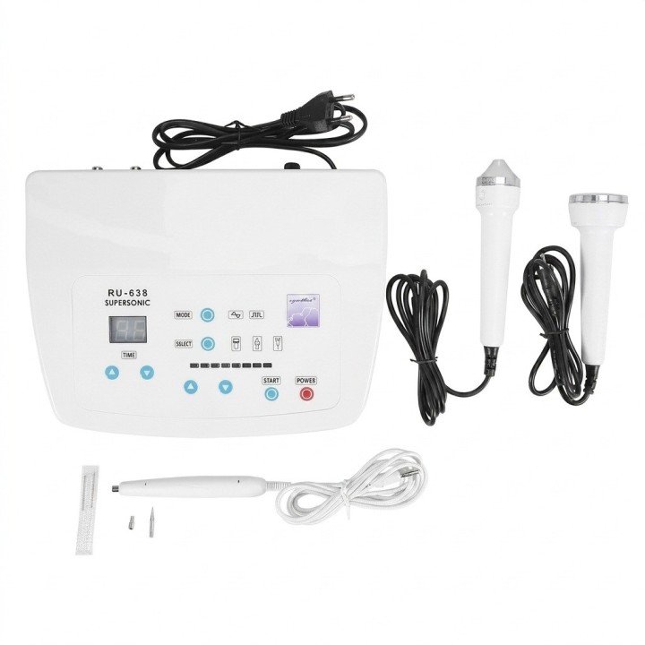 Equipo Facial Corporal Ultrasonido 3 En 1 Ru-638 Cavitación